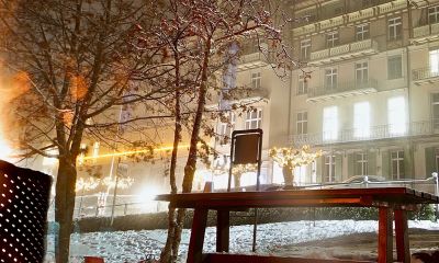 Haupthaus im Winter