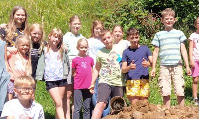 Kindergruppe in der Natur