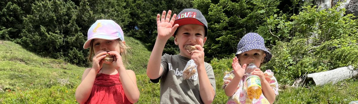 Kinder beim Picknick