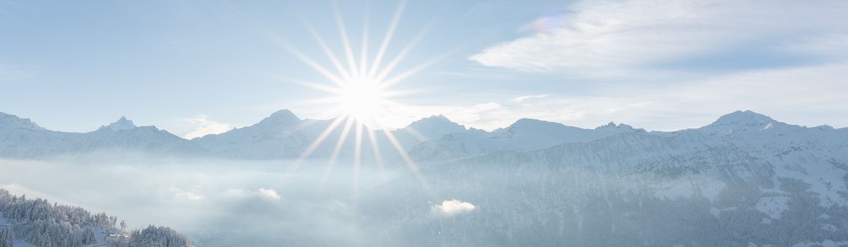 Eiger, Mönch und Jungfrau im Winter