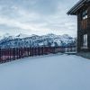 Ausblick vom Freizeithaus im Winter