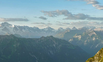 Ausblick auf die Berge