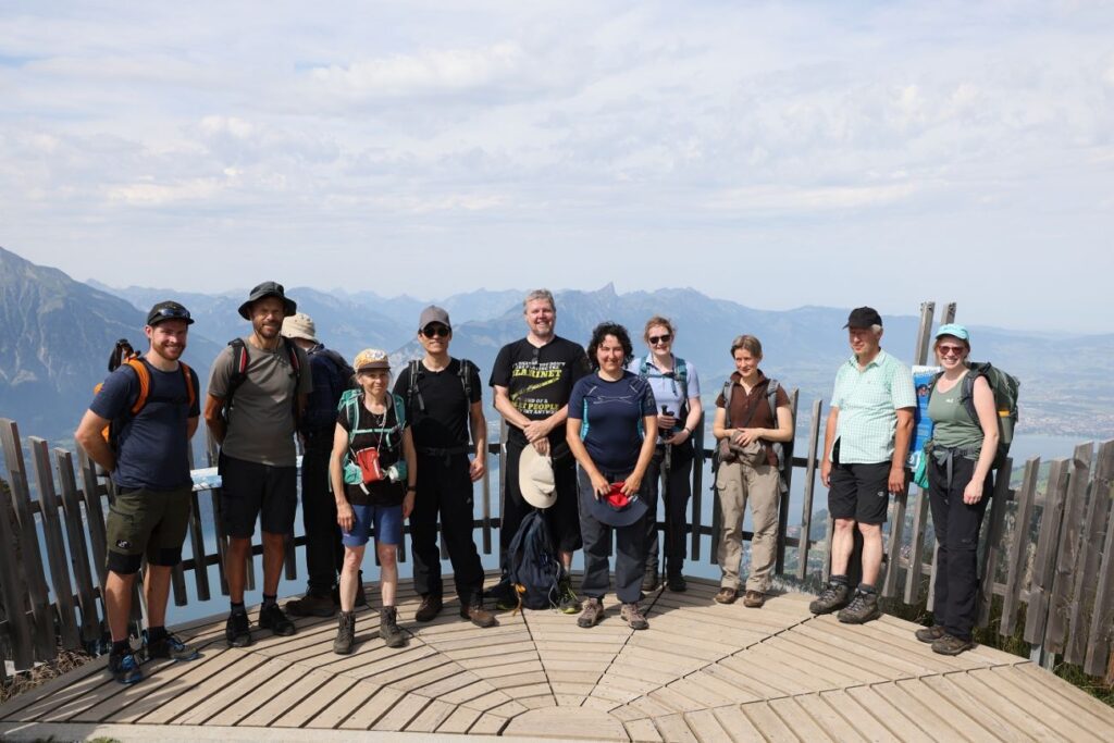 Gruppenfoto auf dem Gipfel