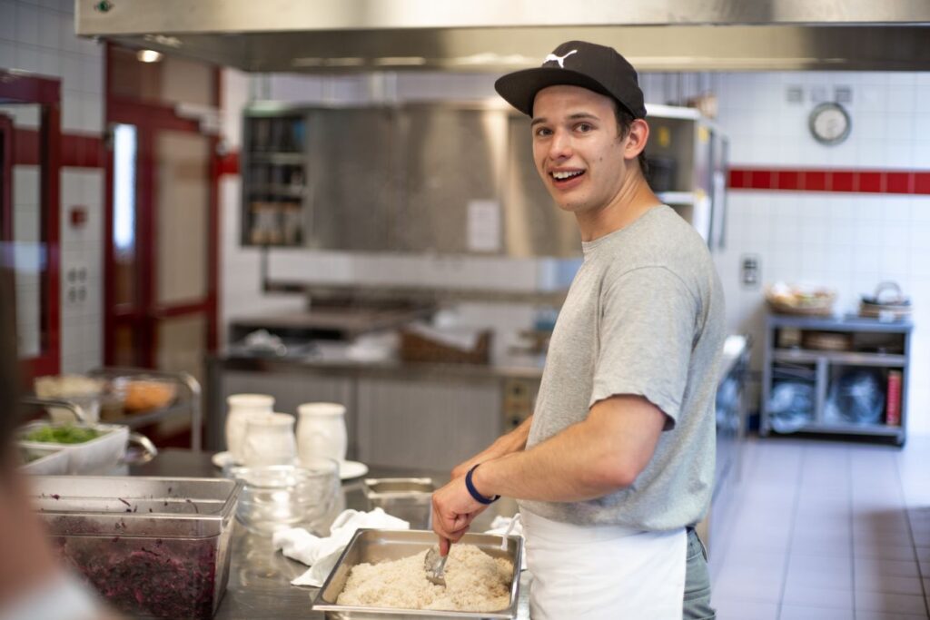 Das Küchenteam für Sie im Einsatz