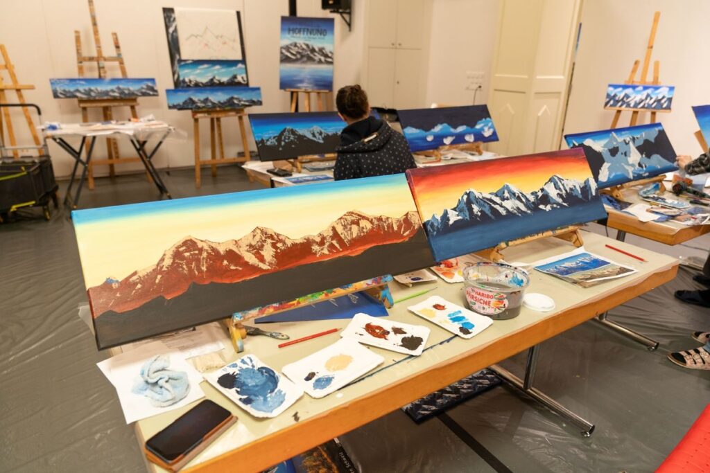 Kunstwerke entstehen