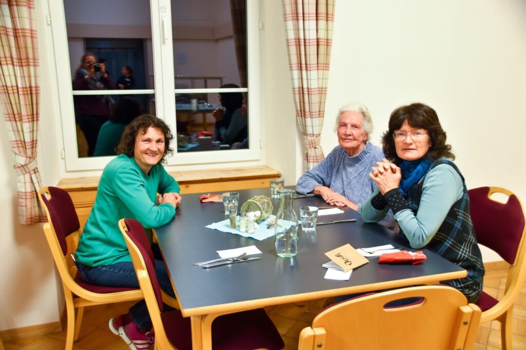 Gute Gespräche am Tisch