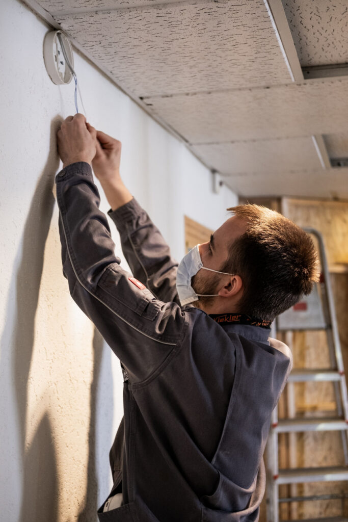 Mitarbeiter im Einsatz