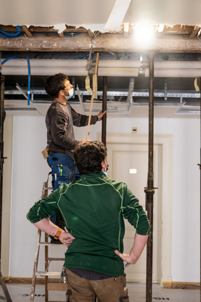 Mitarbeiter im Einsatz