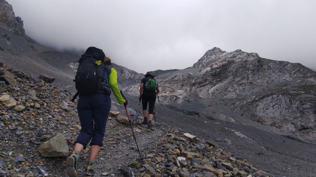 In den Bergen kanns auch mal stürmisch werden