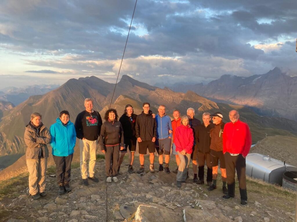 Gruppenfoto auf dem Gipfel